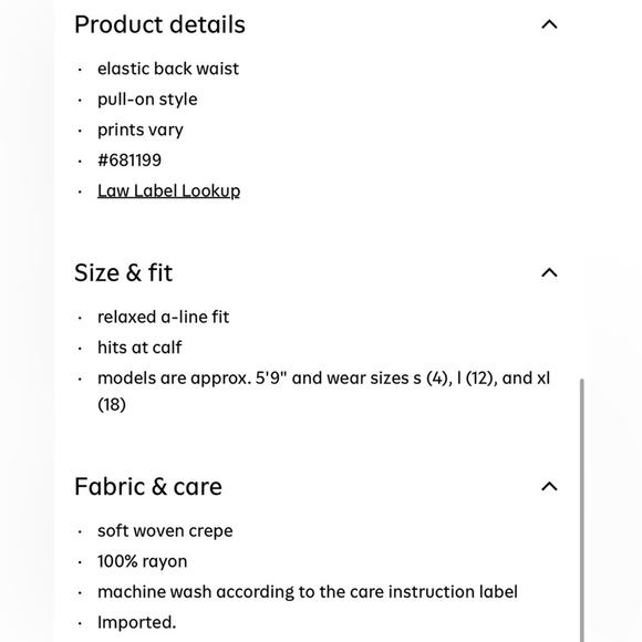 Old Navy Bold Floral Crepe A-Line Midi Skirt - Picture 9 of 12